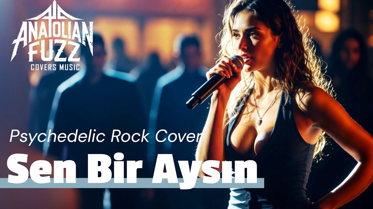 Sen Bir Aysın | Psychedelic Rock Cover #anadolurock #anatolianrockcover #senbiraysın #music 