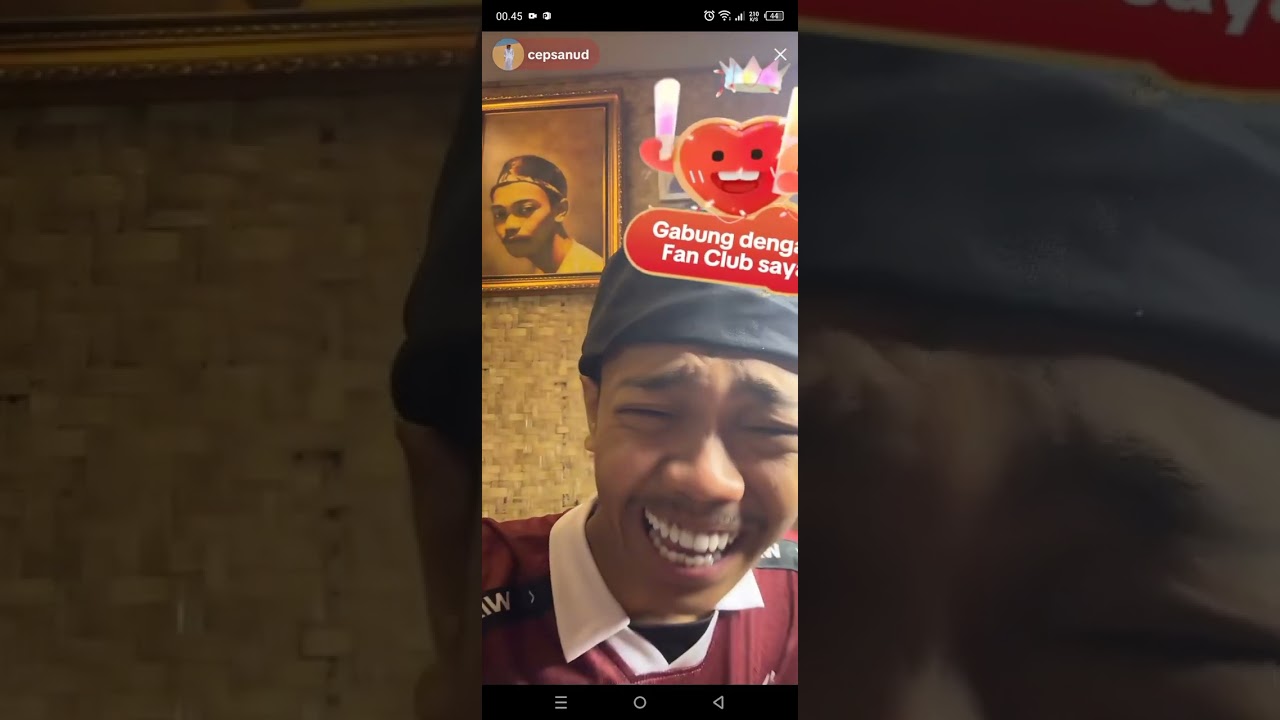 CEP SANUD DAN NON RIRIN BERANTEM HEBOH