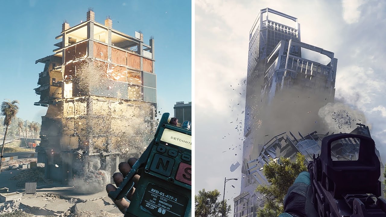 Battlefield 6 vs Delta Force - Big Destruction Comparison