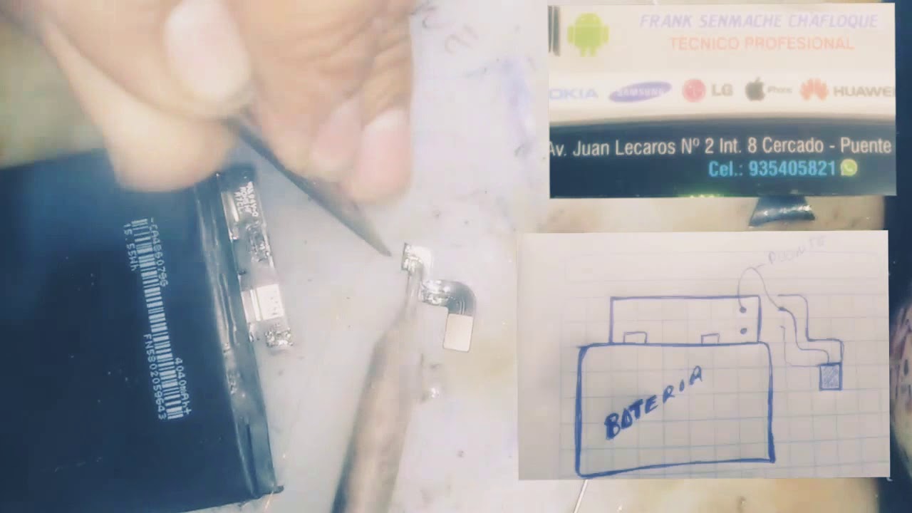 Nokia 2 ta 1023 reparar bater&iacute;a