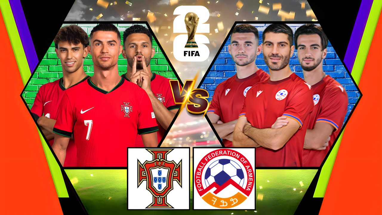 🔴LIVE | PORTUGAL x ARMENIA | QUALIFICA&Ccedil;&Atilde;O FINAL MUNDIAL 2026
