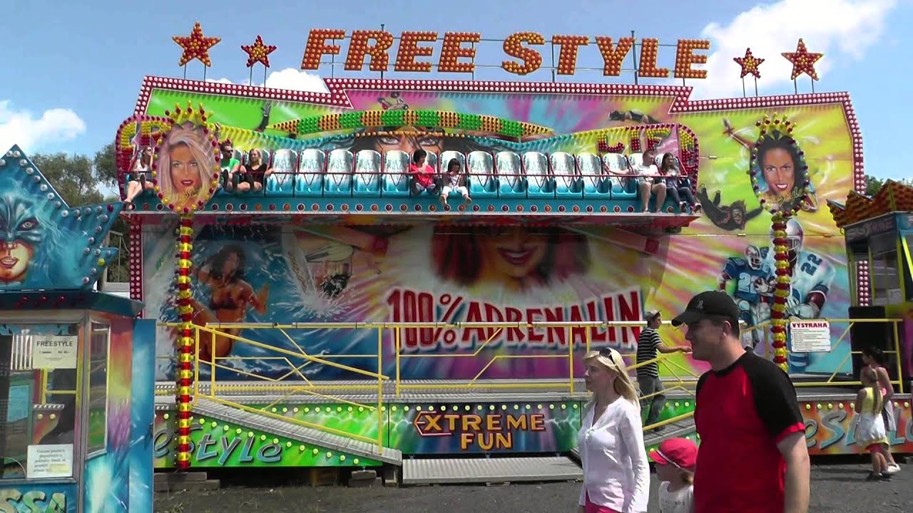 Petřvaldská pouť 2014 - ATRAKCE LAVICE FREE STYLE / ATTRACTION BENCH FREE STYLE OFF-RIDE