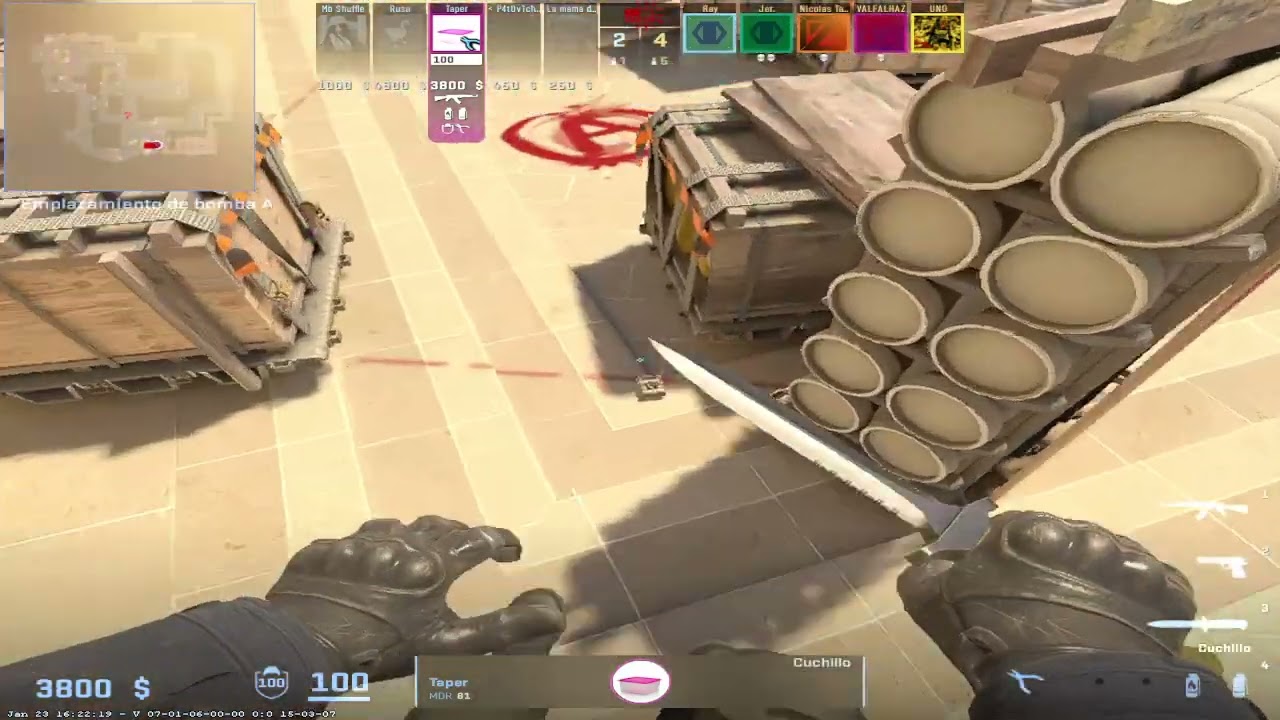 SE HACE UN NINJA 1VS5 l Counter Strike 2 #267