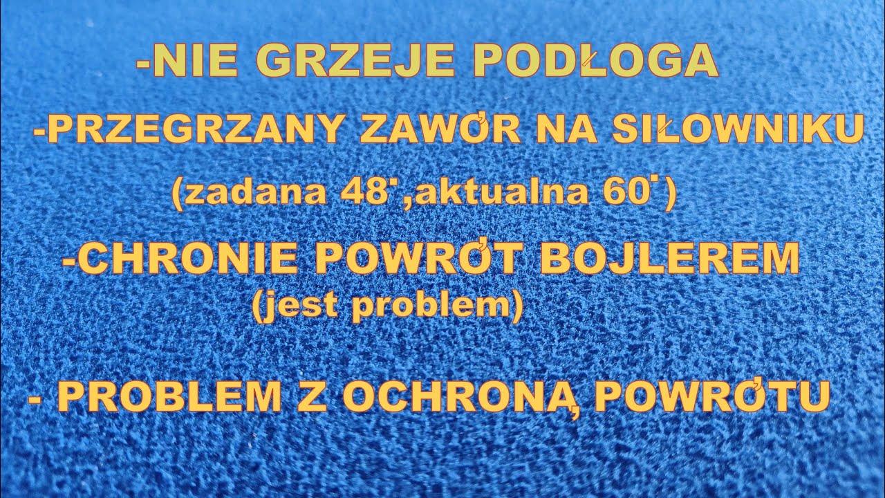 BŁĘDY W INSTALACJI (zawory zwrotne)