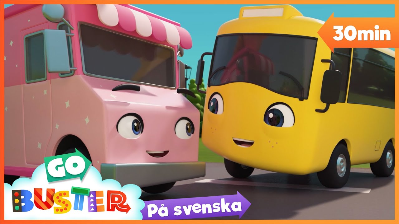 🍦Buster och den stora glassen! | Go Buster Svenska - tecknade filmer för barn🍦
