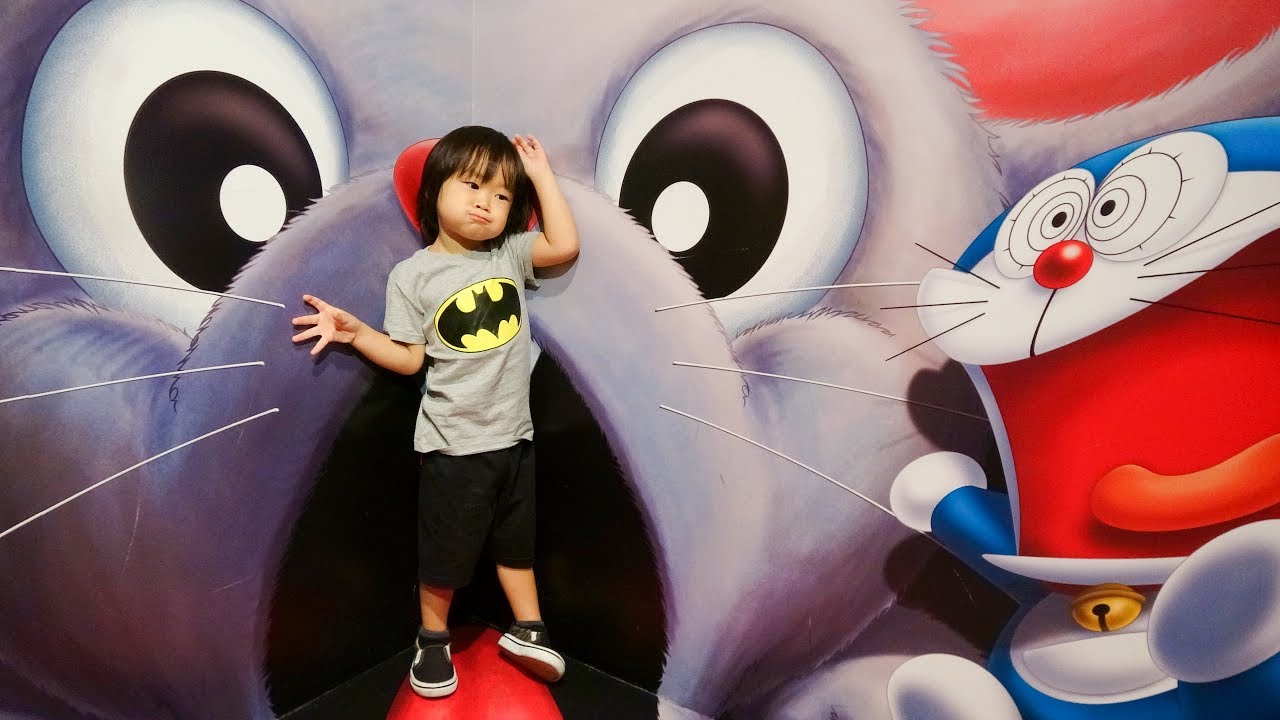 Doraemon おでかけ 北海道の新千歳空港 ドラえもんスカイパークに遊びに行ったよpart２！ レオ★スマイル