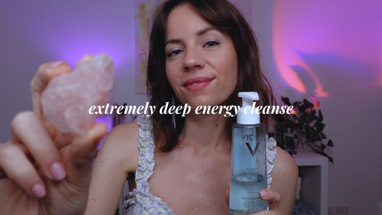 extremely deep energy cleanse w/ layered sounds 🫧😴  asmr reiki