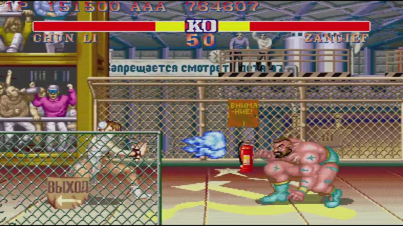 Street Fighter 30th Anniversary Chun Li vs zangief