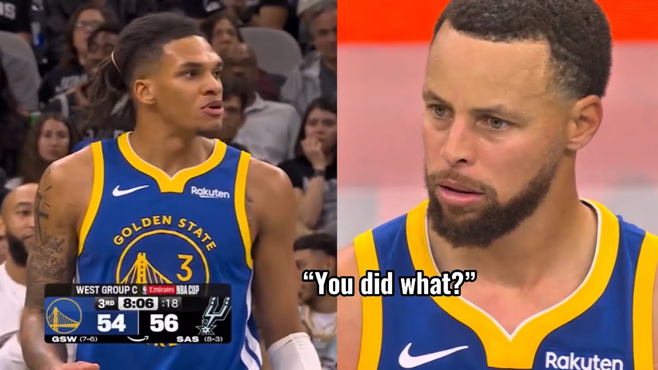 Steph Curry SHOCKED After Seeing Rookie Will Richard Do This 🔥