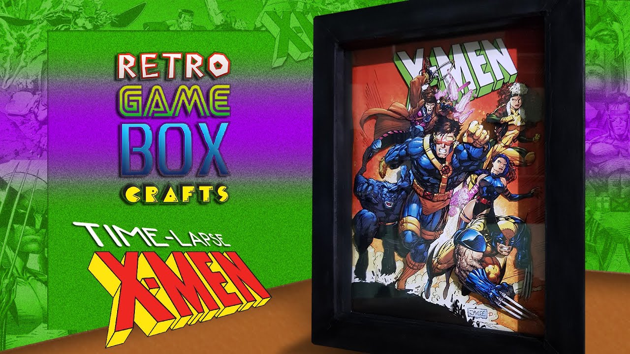 ⏱X-Men Annual #1 Comic Cover Diorama/Shadowbox