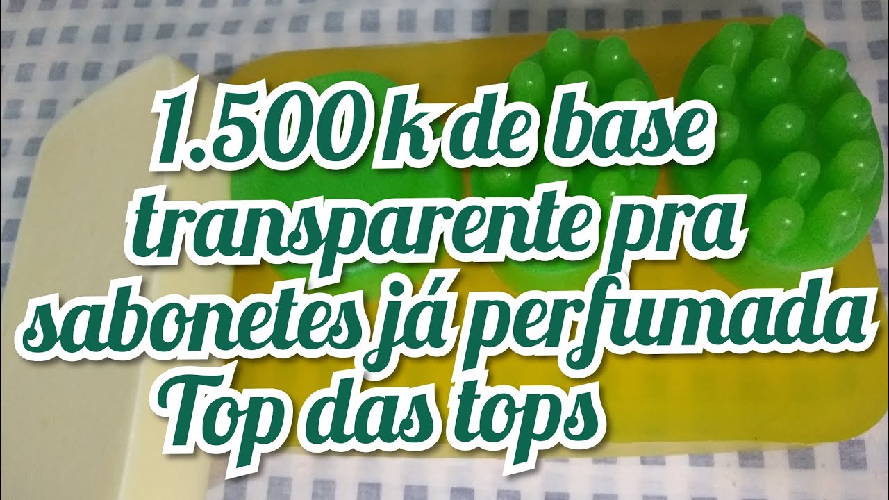 1.500 k de base
transparente pra sabonetes já perfumada
Top das tops ♥️ /Sabonetes/Base branca