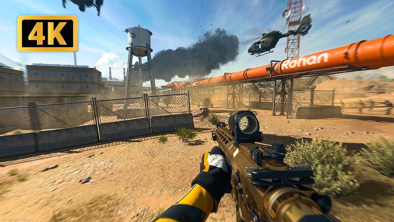 Call of Duty Modern Warfare 2: Ground War Rohan Oil Gameplay (4K)