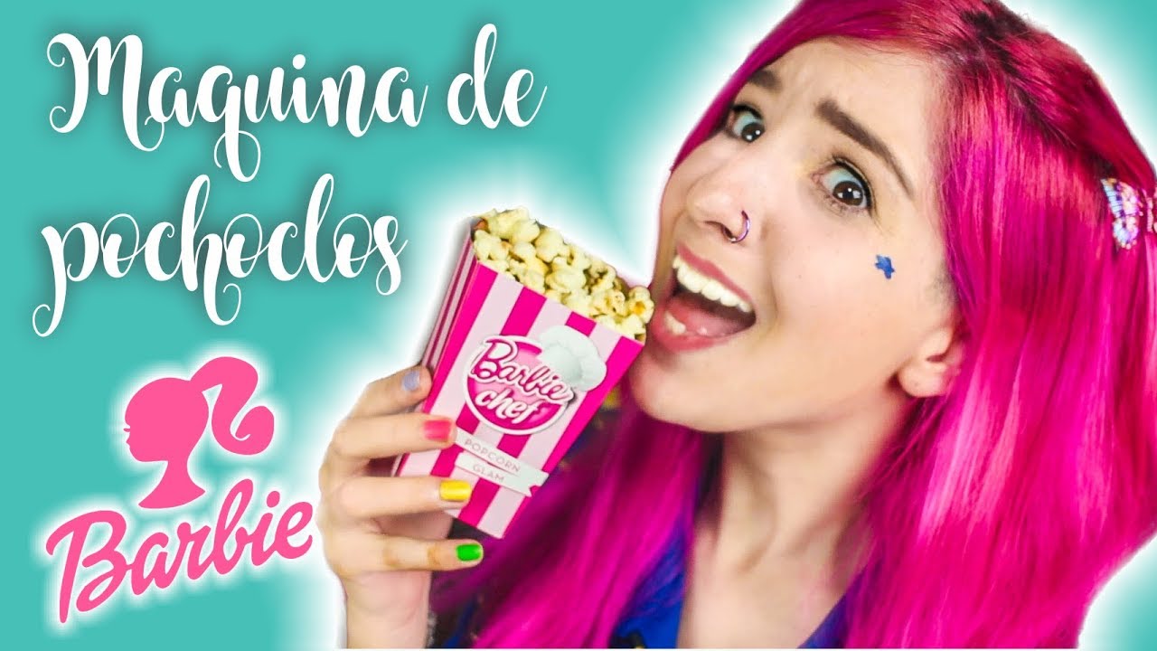 ¿¡QUEME LA MAQUINA DE HACER POCHOCLOS DE BARBIE!? ✩ popcorn glam - Ann Look