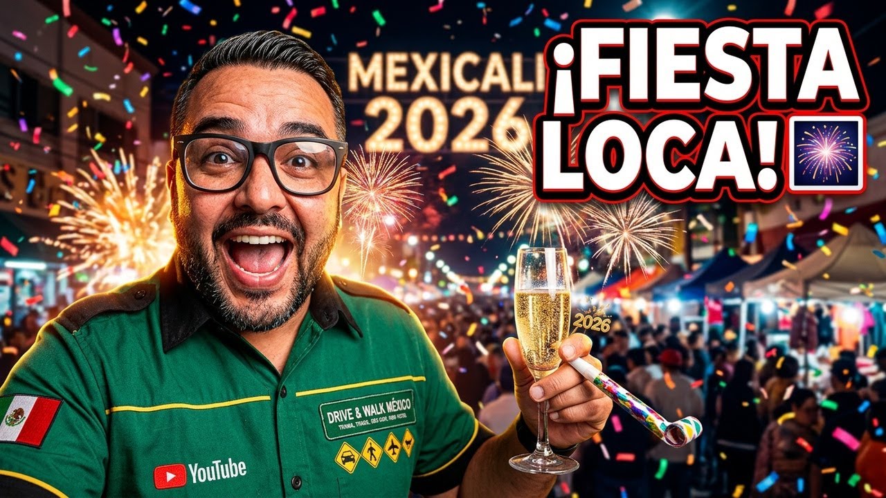 Así se Vivió el Año Nuevo 2026 en Mexicali 🎆 | Caos, Fiesta y Momentos Increíbles