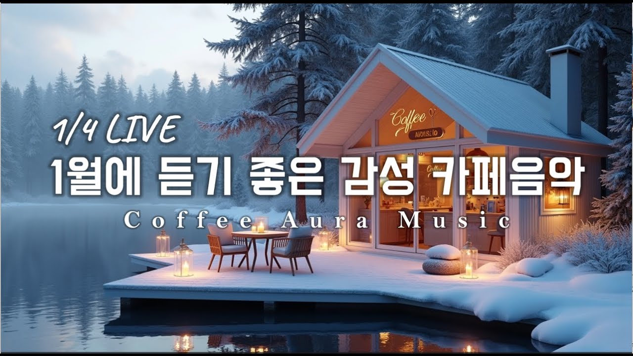☕ 그냥 틀어 놓으세요❄️1월 겨울 감성 팝송🎄아침에 듣기좋은 카페 음악 플레이리스트 # 79  카페에서 듣기 좋은 음악, 마음이 편안해지는 Playlist🎧1/4 LIVE