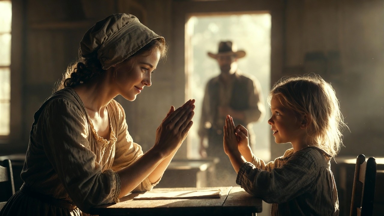 She Used Sign Language for His Daughter… The Quiet Teacher Changed a Cowboy’s Heart