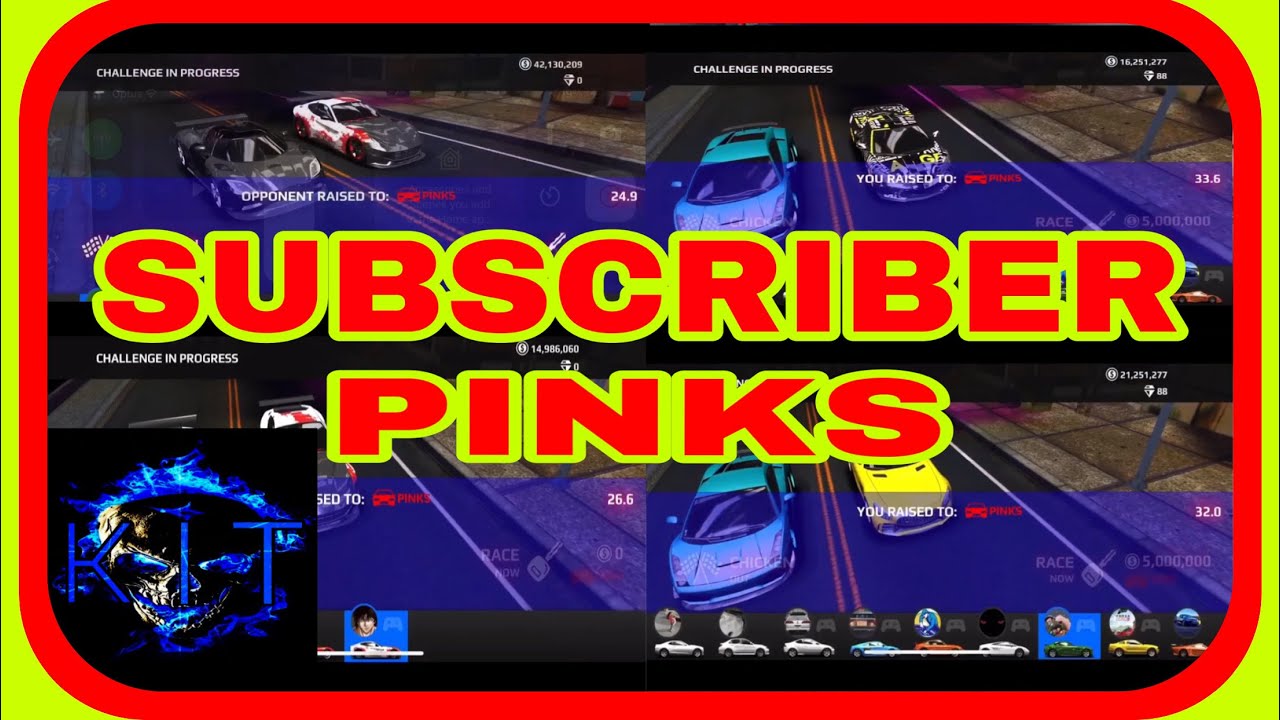 (( SUBSCRIBER PINKS!!! ))👀👈  THANKS FOR WATCHING. 👍 RUSH RACING 2