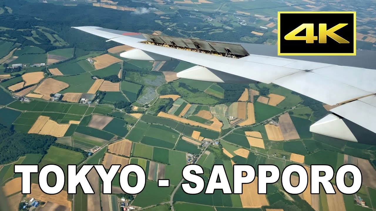 [4K] Full flight movie from Tokyo Haneda to Sapporo New Chitose / ANA 羽田～札幌（新千歳）ボーイング777-200