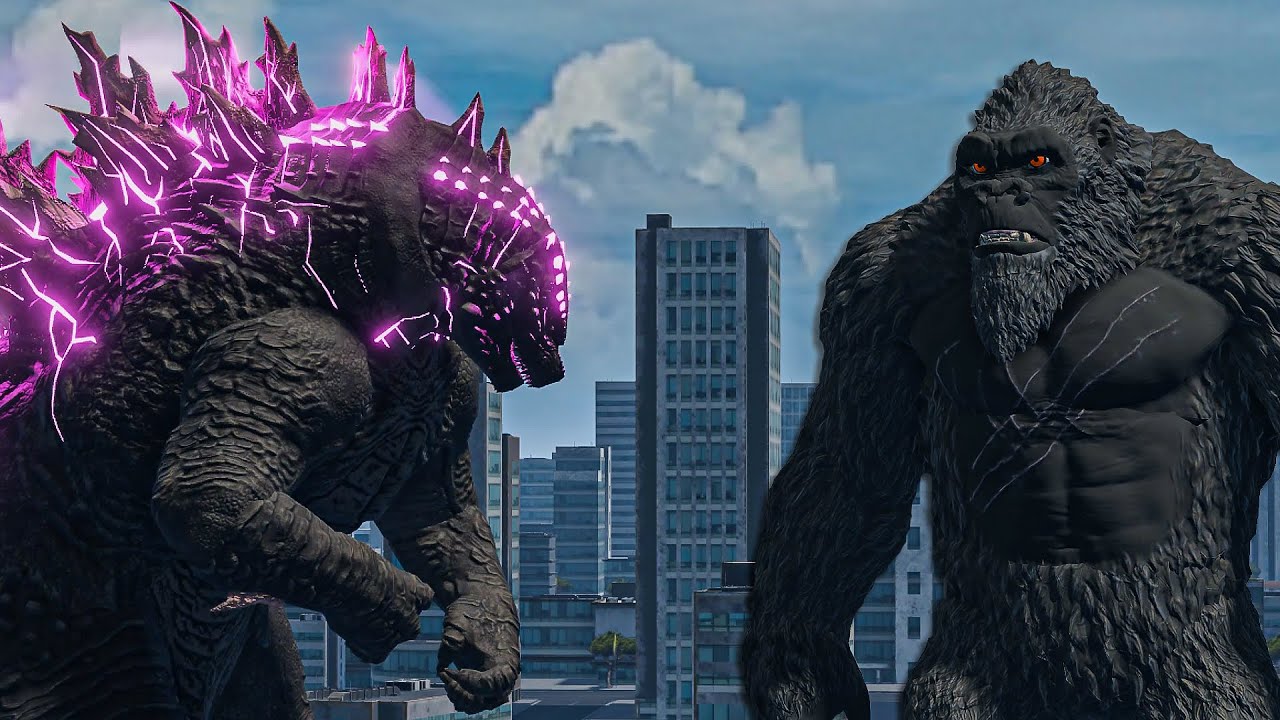 Evolved Godzilla vs Kong Epic Battle | Kaiju Multiverse Roblox