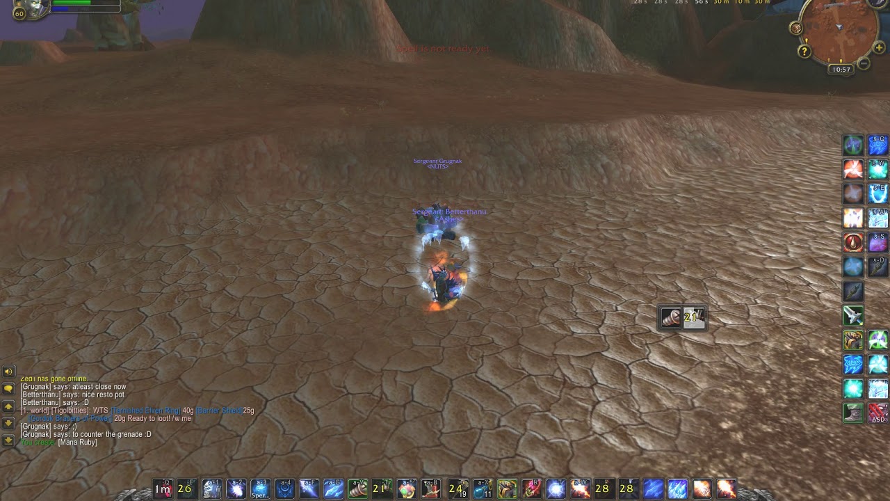 WoW classic Mage (ignite frost) vs shaman (elemental) small sessions part 1