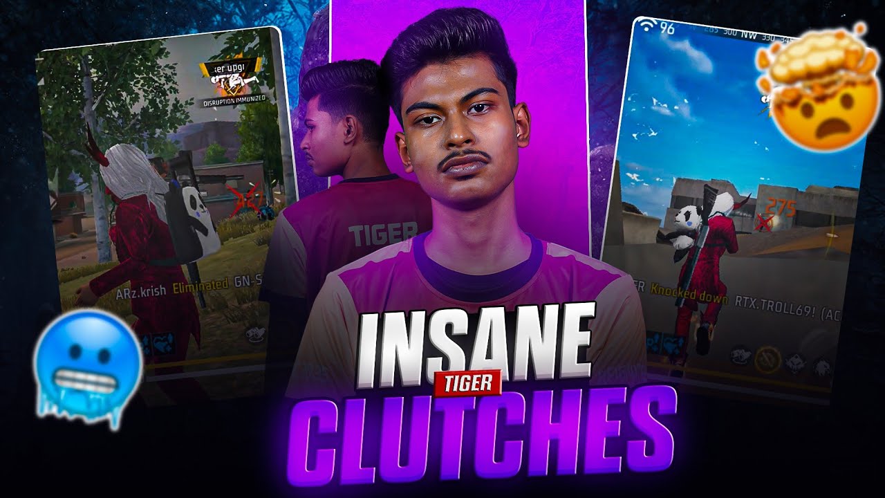 INSANE CLUCH 🔥 BY TIGER FF || FREE FIRE MAX TOURNAMENT HIGHLIGHTS 🔥 || SNIPER POV🎯🗣️||