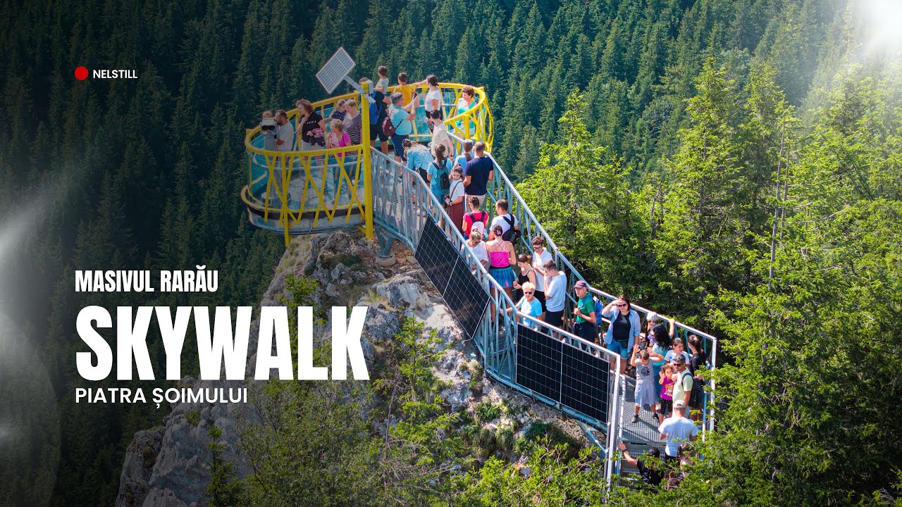 Primul Skywalk din Rom&acirc;nia la Piatra Șoimului - Muntii Rarău