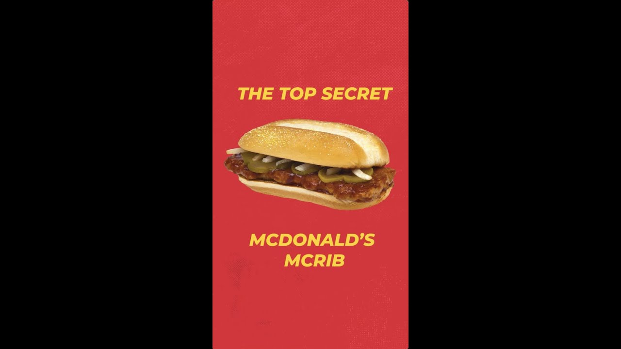 Совершенно секретный McDonald’s McRib