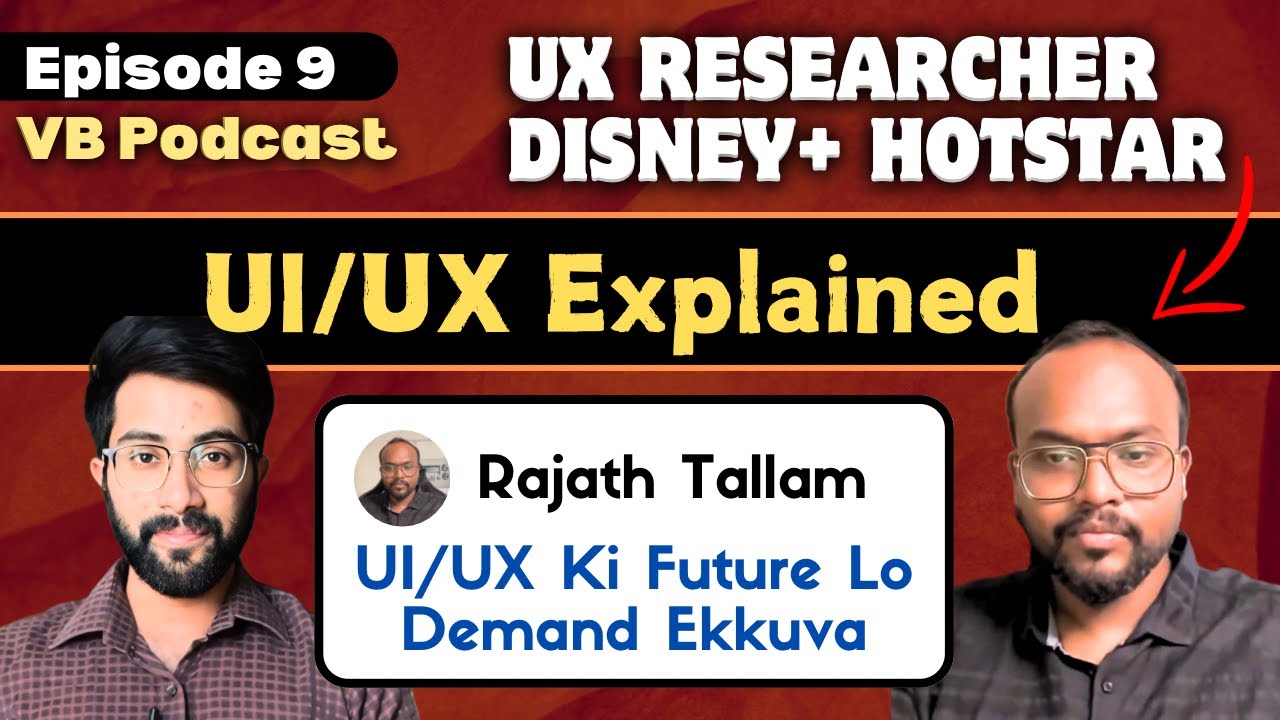 UI/UX Future Scope & Opportunities in Telugu | Ep-9 VB Podcast