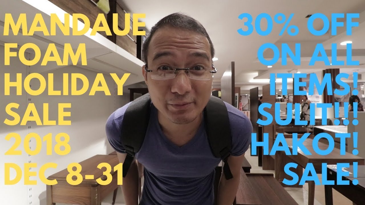 SULIT SALE!!! Mandaue Foam Holiday Sale 2018