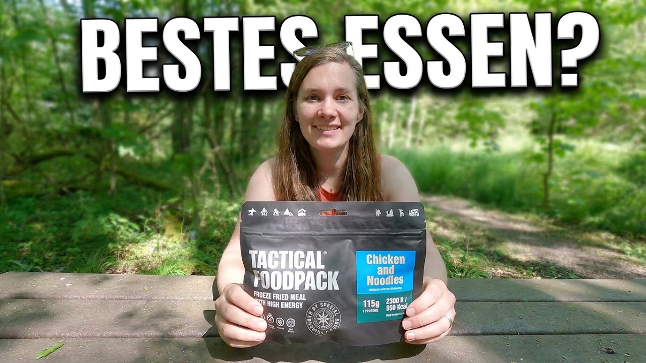 Wie schmeckt Tactical Foodpack Nudelgericht mit Hähnchen? Review Outdoornahrung Chicken & Noodles