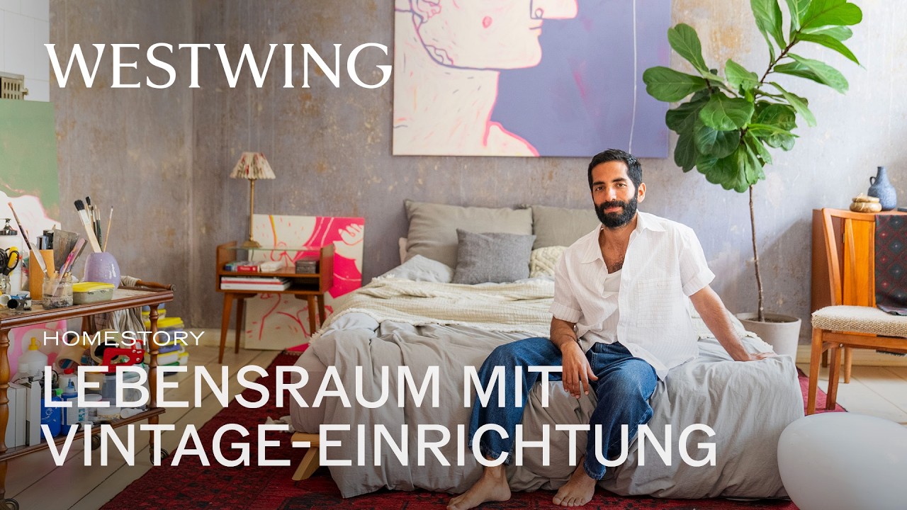 Inspirierende Altbauwohnung von Künstler Idan | Kreative Einrichtung & Vintage-Fundstücke | Hometour