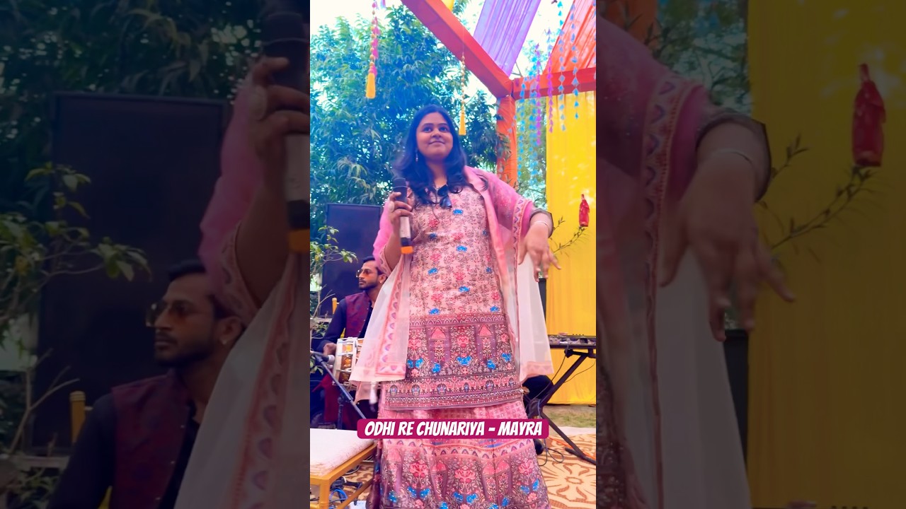 Odhi Re Chunariya- Mayra 🥰 #wedding #mayra #song #mayrasinger #mayrasong #vrindavan