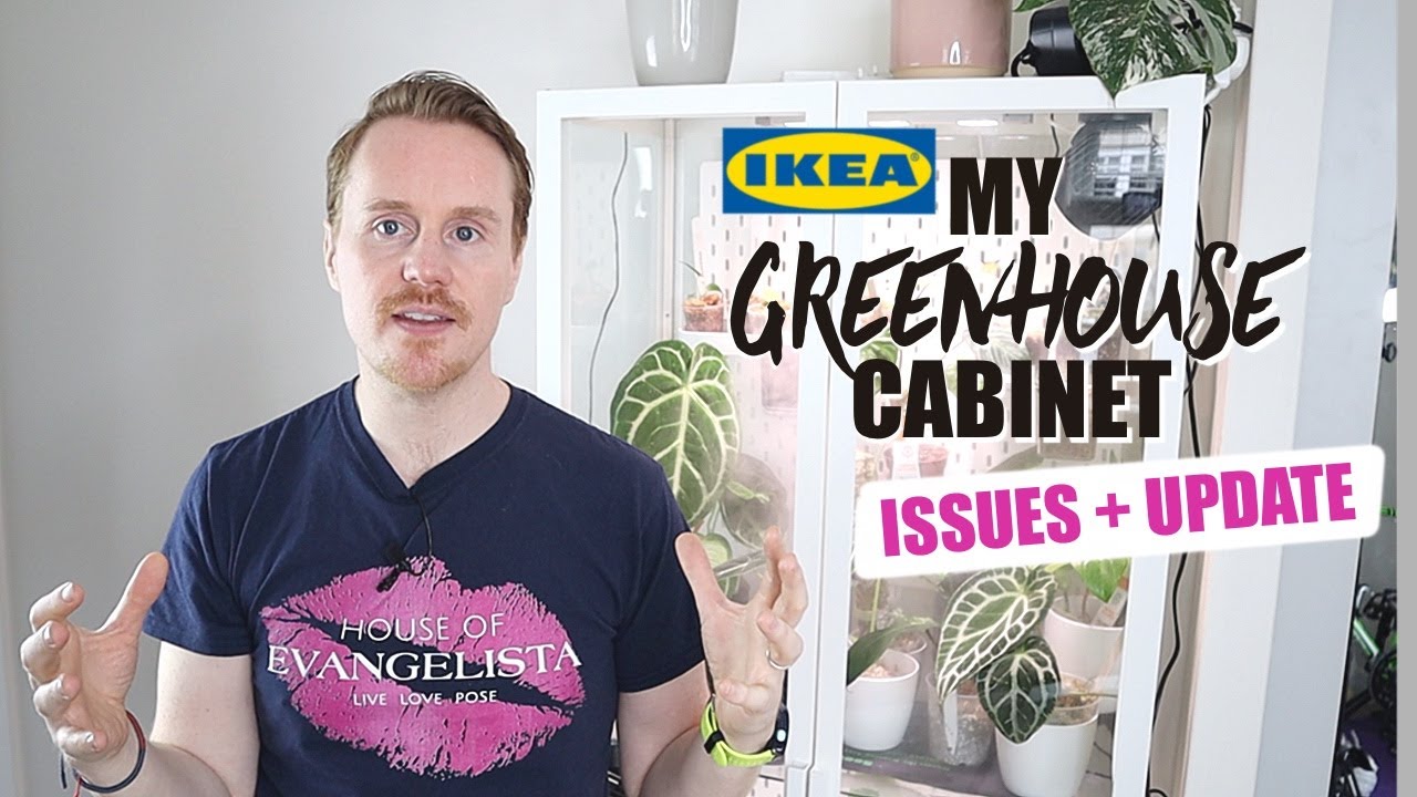 Обновление шкафа для теплицы IKEA — как решить проблемы + Обзор растений — Редкий шкаф для растений