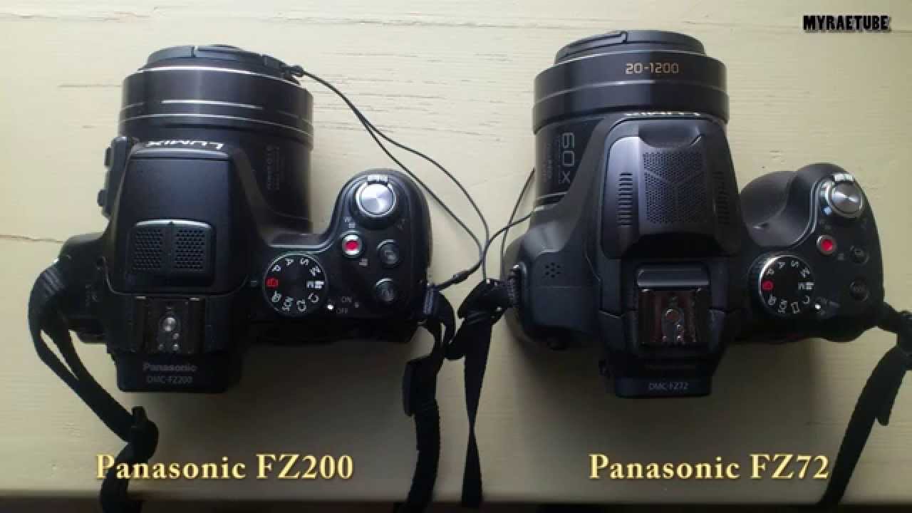 Zoom test Panasonic FZ200 vs FZ72