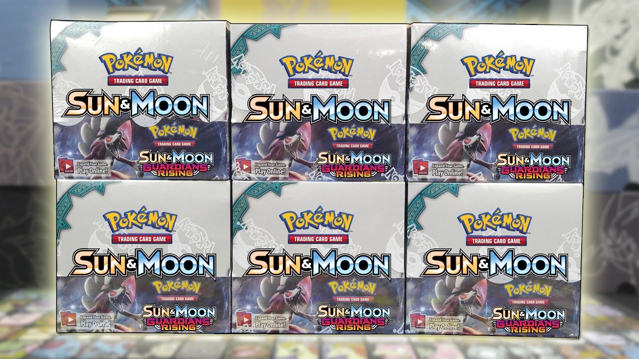 OPENING 6 POKEMON GUARDIANS RISING BOOSTER BOXES OF POKEMON CARDS!!! | A WHOLE BOOSTER CASE!!!