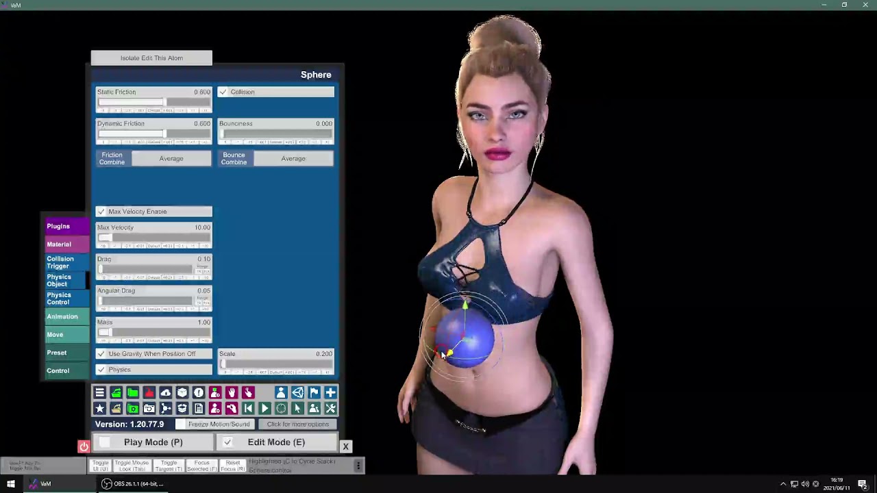 Virt-A-Mate:Change Expression lNippleTrigger Result