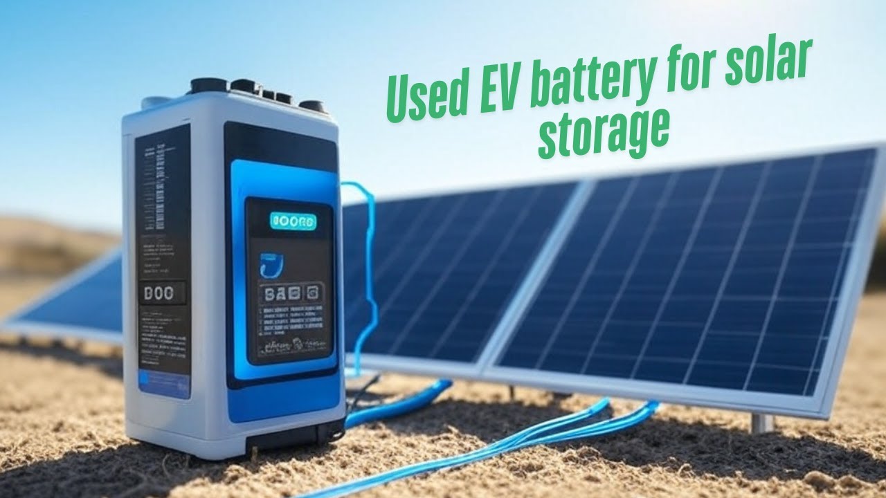 🔋 Used EV Battery for Solar Storage: A Sustainable Energy Solution! ⚡