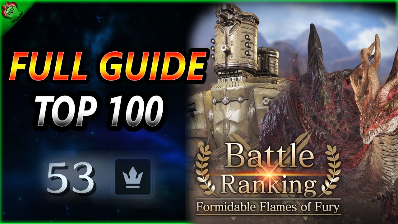 Top 100 Battle Ranking 5 Guide F2P ~ Final Fantasy 7 Ever Crisis