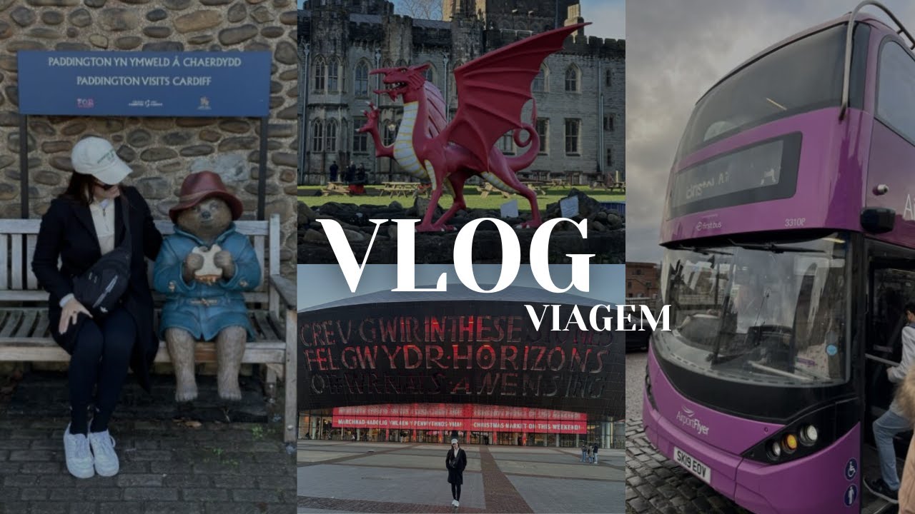 vlog viagem: Cardiff – País de Gales 🇬🇧 🏰✨🍃 a cozy and charming little town!