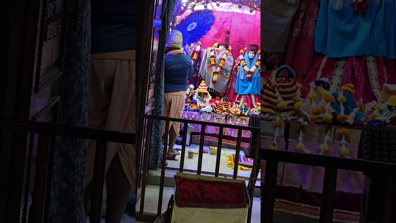 ললিতমাধব বামে বৃষভানুকন্যা নীলবসনাগৌরী রূপে গুনে ধন্য নানাবিধ অলংকার করেঝলমল হরিমনো বিমোহন বদন উজ্জল