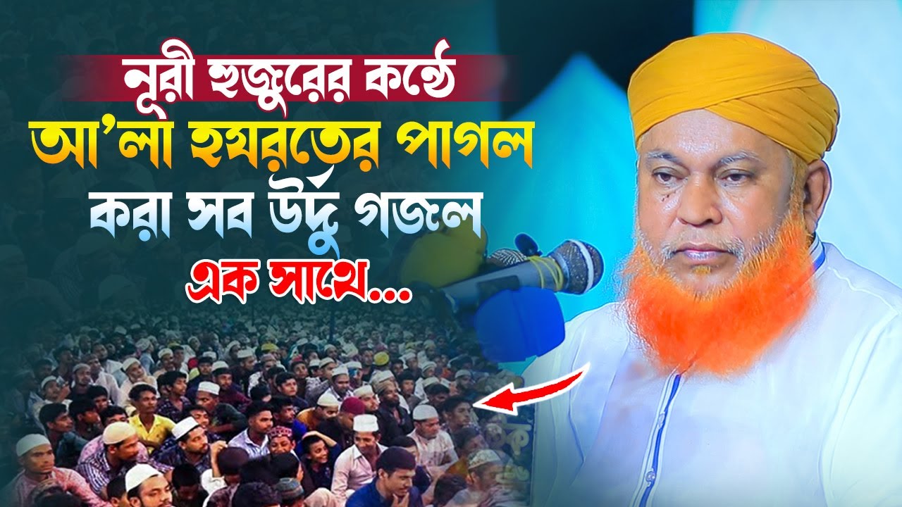 নুরী হুজুরের কন্ঠে আ’লা হযরতের পাগল করা সব উর্দু গজল | আল্লামা আবুল কাশেম নূরী | Muslim Of Sunnah