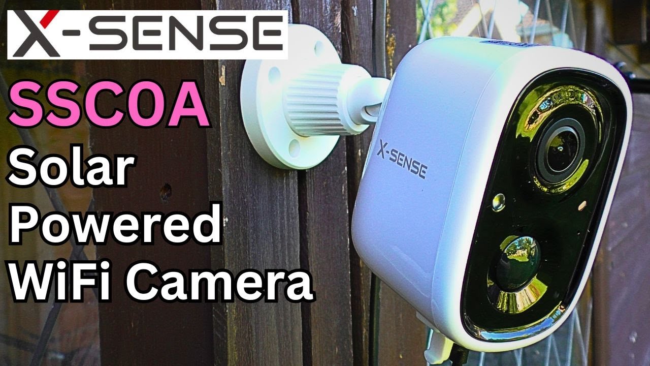 How to USE a NO mains power X-Sense SSC0A CCTV camera.