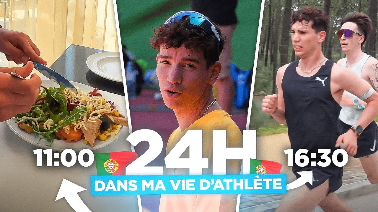 24H DANS MA VIE D'ATHLÈTE - EN STAGE DE PRÉPARATION ESTIVALE AU PORTUGAL 🇵🇹