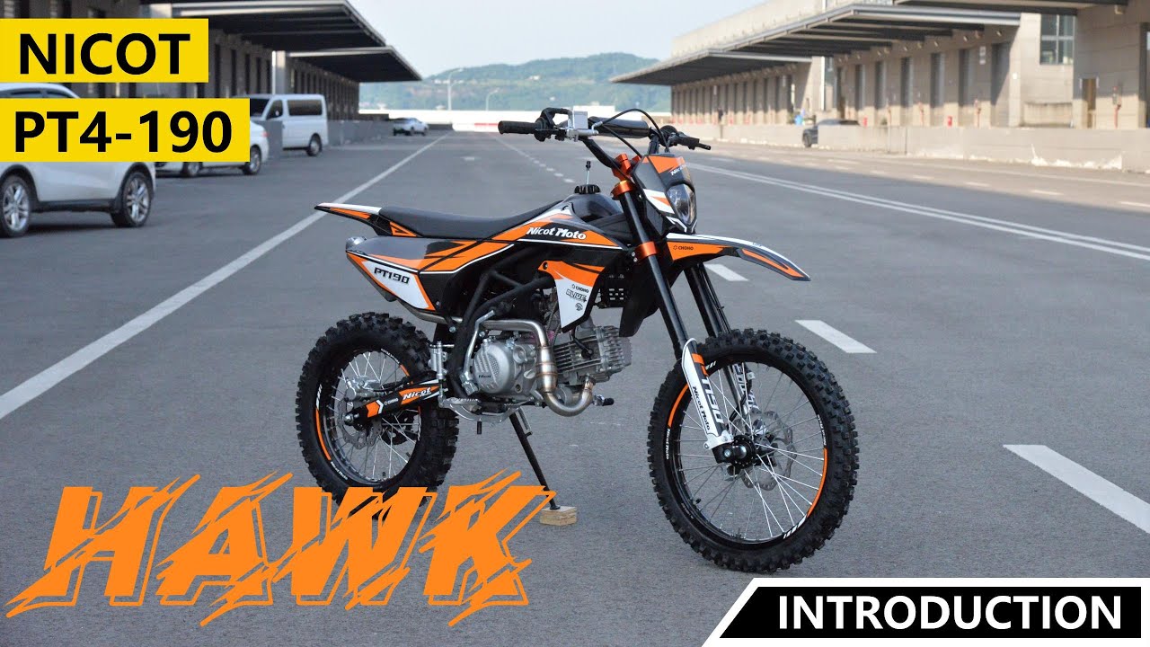 190cc Pit Bike --Nicot PT4 ''Mini Hawk'' Short Review
