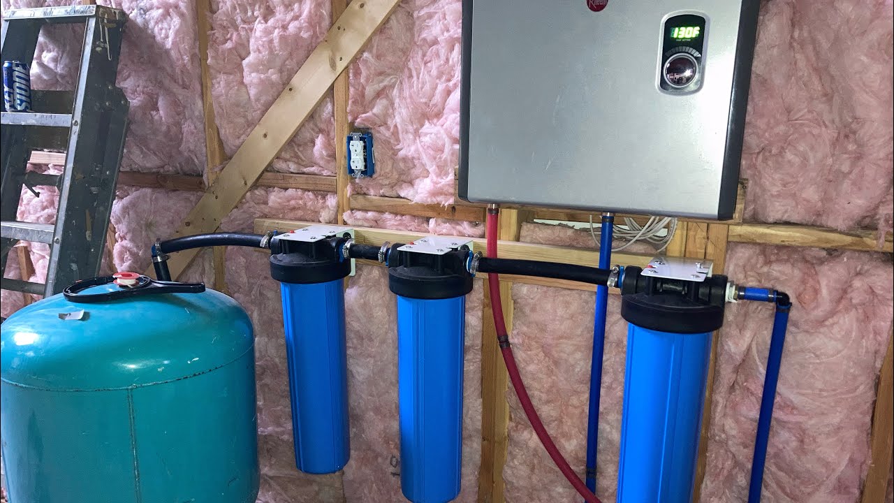 Whole House Homestead Well Water Filter System Installation | Building Our Own House