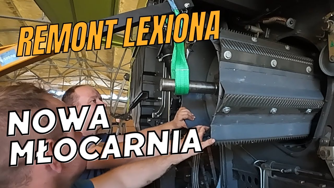 Montujemy młocarnie po naprawie Claas Lexion 660. Przygotowania do żniw.
