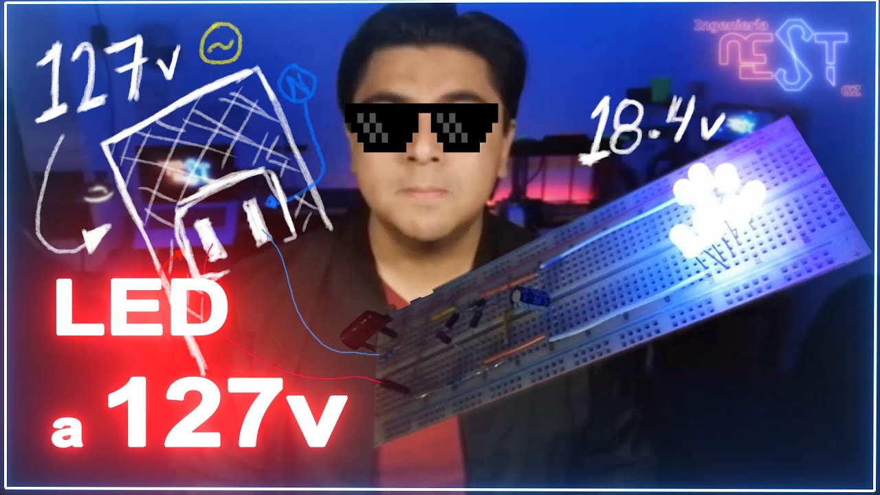 Como conectar LED a 127v el mejor video neta que si