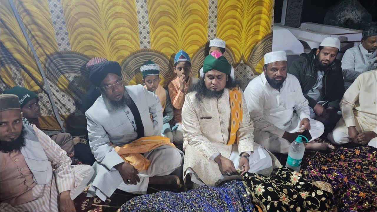Hazrat Syed Hussain Shah Qadri Sarkar dargah Sadaath sarkaar sundel mubarak chirage fatiha 