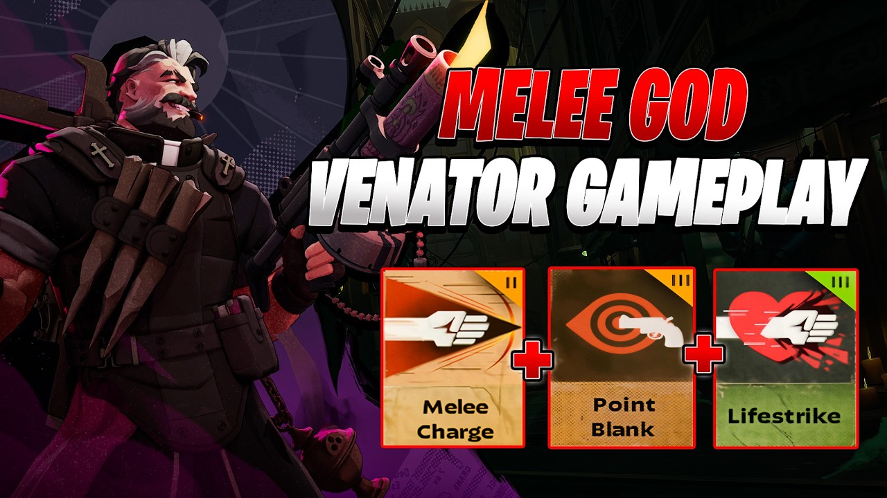 THE MELEE VENATOR BUILD ABSOLUTELY SHREDS! Venator Gameplay | Deadlock