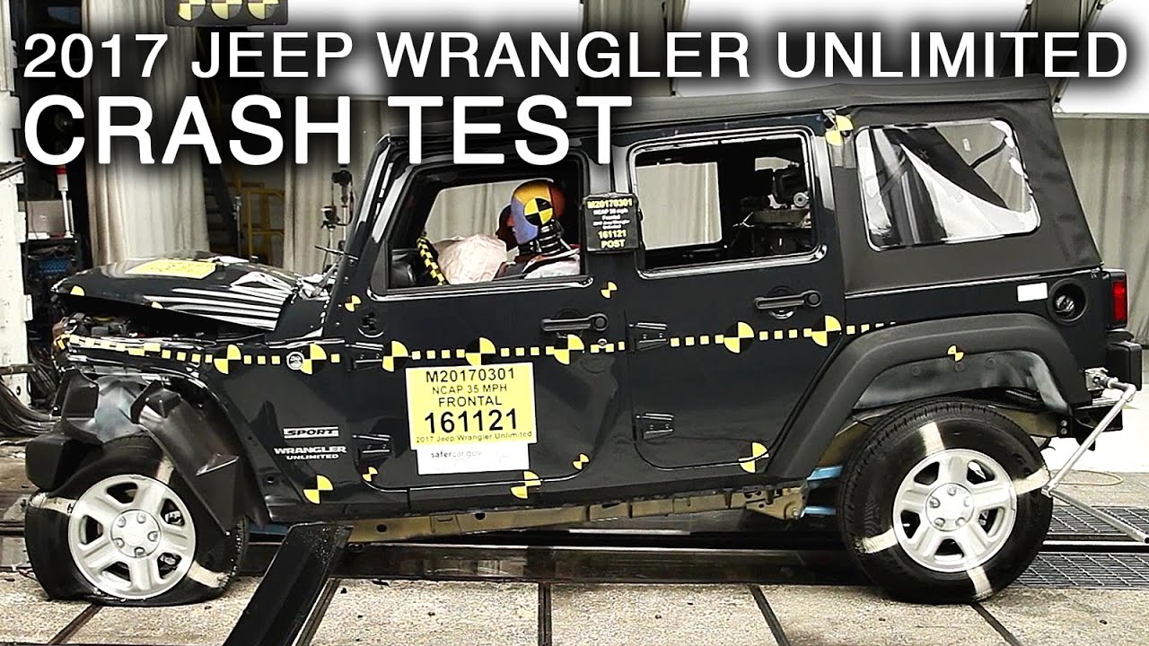 2017 Jeep Wrangler Unlimited Frontal Crash Test